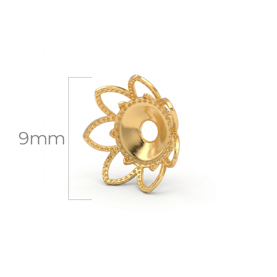 Tapa Bola Corazones Gold Filled x Gramo