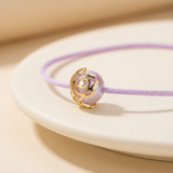 Tapa Bola Rosa Gold Filled x Par