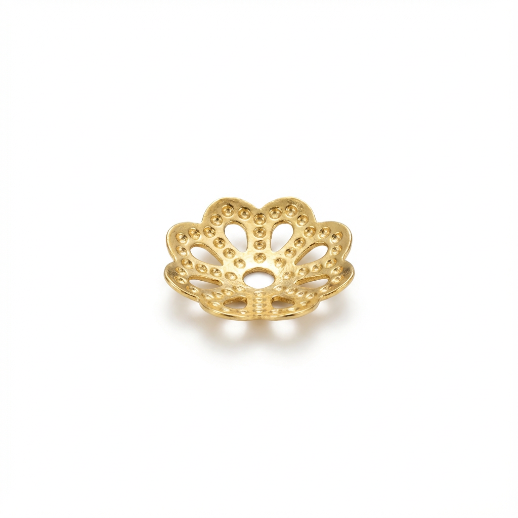 Tapa Bola Flor Gold Filled x Gramo