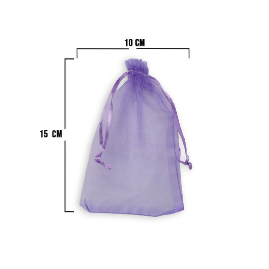 Bolsa De Tull Morada 10x15 Cms