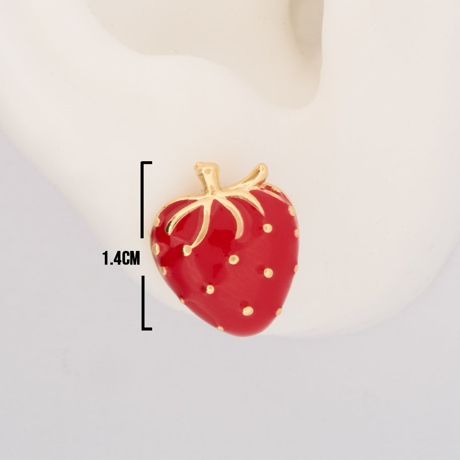 Topos 137 Fresas X Par Rodinados / 1.4cm