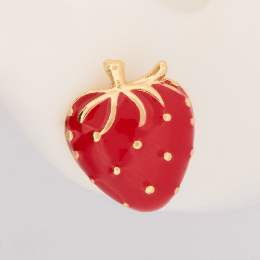Topos 137 Fresas X Par Rodinados / 1.4cm