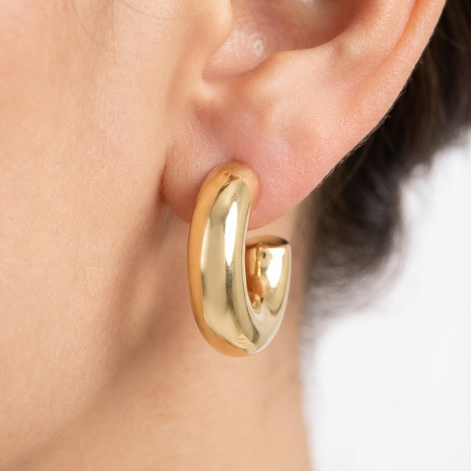 Topos Chunky 05 Dorados X Par Rodinados / 2.5 Cm